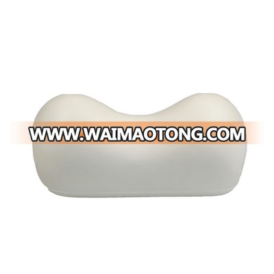 PU Headrest Spa Hot Logo Printed Waterproof Wholesale Baby Luxurious Tub Spa Wedge Bathtub Bath Pillow Cushion With Suction Cup