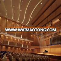 auditorium sound absorption wooden grooved acoustic panels